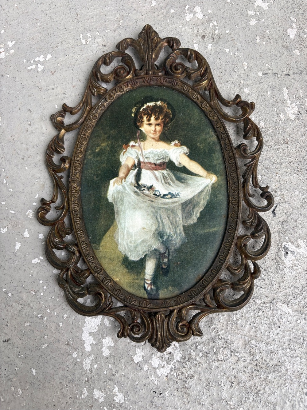 Antique ornate frame